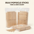 a group of popsicle sticks